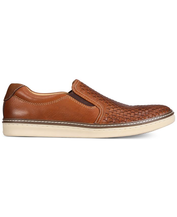 Johnston & Murphy Men's McGuffey Woven Slip-On Loafers & Reviews - All ...