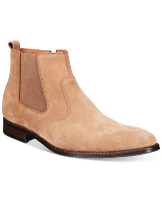 Bar III Men's Carson Suede Chelsea Boots, Created for Macy's - All Men ...