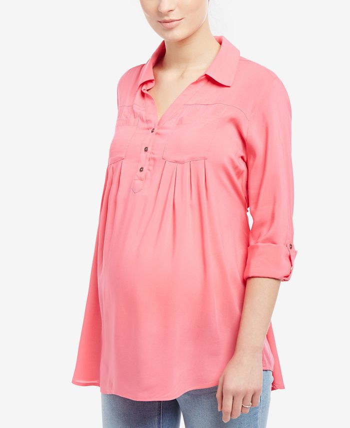 Motherhood Maternity Babydoll Blouse Macy's