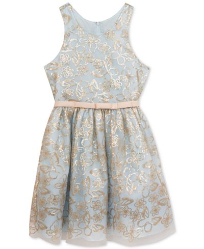 Rare Editions Sequin-Detail Special Occasion Dress, Toddler & Little Girls (2T-6X)