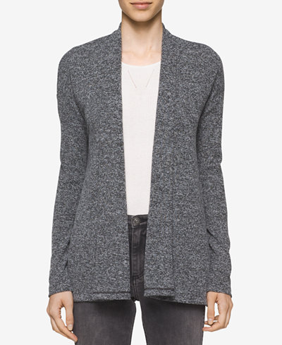 Calvin Klein Jeans Marled Open-Front Cardigan