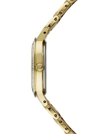 Seiko Women s Solar Dress Crystal Gold Tone Stainless Steel