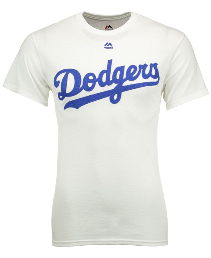 Men's Los Angeles Dodgers Hyun-Jin Ryu Majestic Threads Gray Premium  Tri-Blend Crew Name & Number T-Shirt