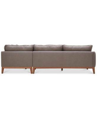 Jollene 113" 2-Pc. Fabric Sectional, Created for Macy's