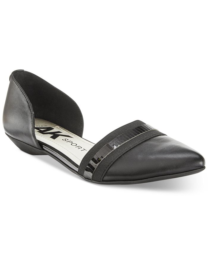 anne klein brown flats