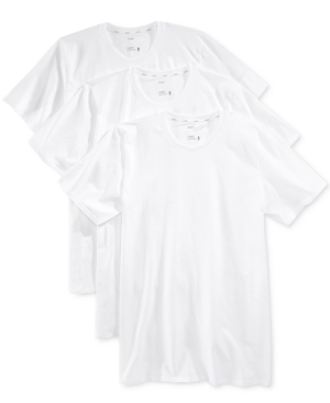 Jockey Men's 3 Pack Essential Fit Staycool + Cotton Crew Neck Undershirts