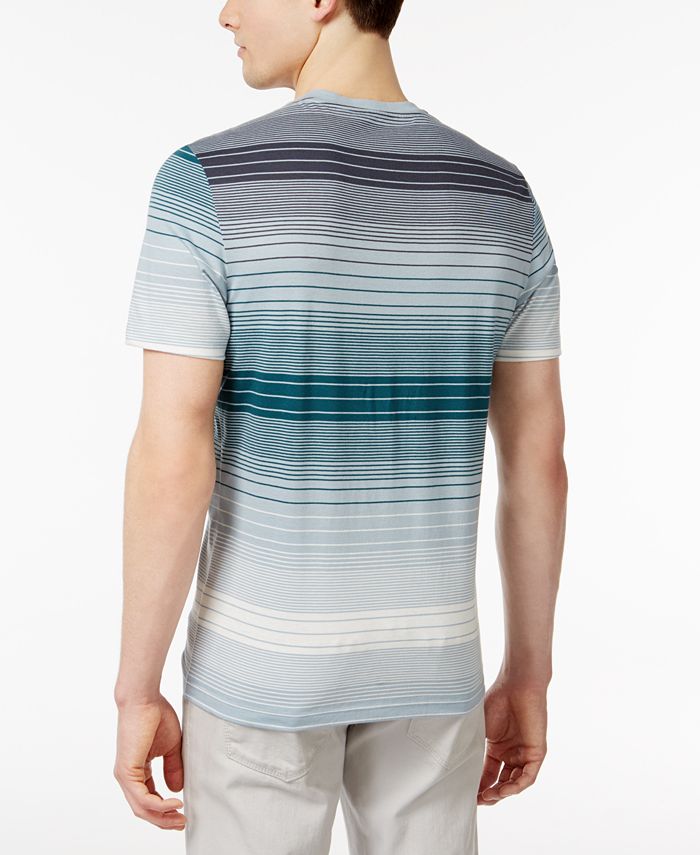 INC International Concepts I.N.C. Men's Striped Cotton V-Neck T-Shirt ...