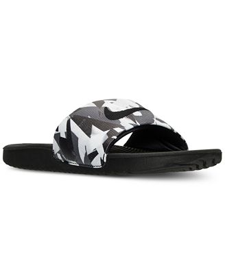 finish line mens nike slides