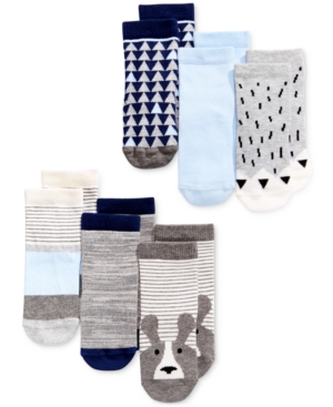 image of First Impressions Baby Boys 6-Pk. Crew Socks, Created for Macy-s