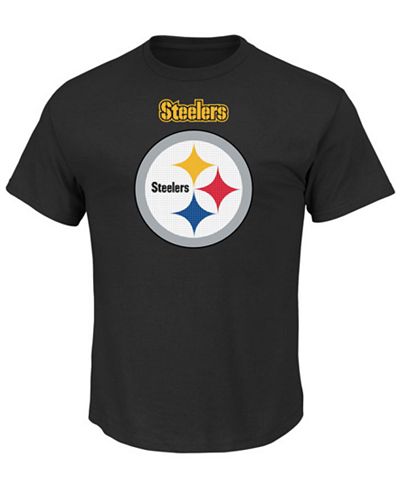 Profile Men's Pittsburgh Steelers Basic Logo Performance Big & Tall T-Shirt