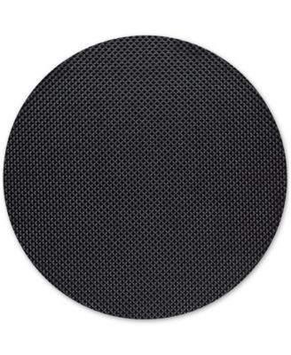 Basketweave Woven Vinyl Round Placemat