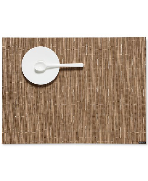 Chilewich Bamboo Woven Vinyl Placemat 14" x 19" Table Linens Dining