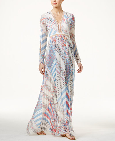 TOMMYXGIGI Silk Printed Maxi Dress