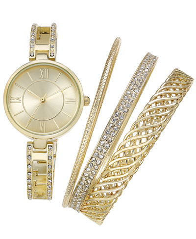 Charter Club Women's Bracelet Watch 30mm & Bangle Bracelet Set, Only at Macy's
