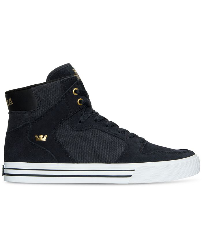 SUPRA Men's Vaider Casual Skate High-Top Sneakers from Finish Line ...