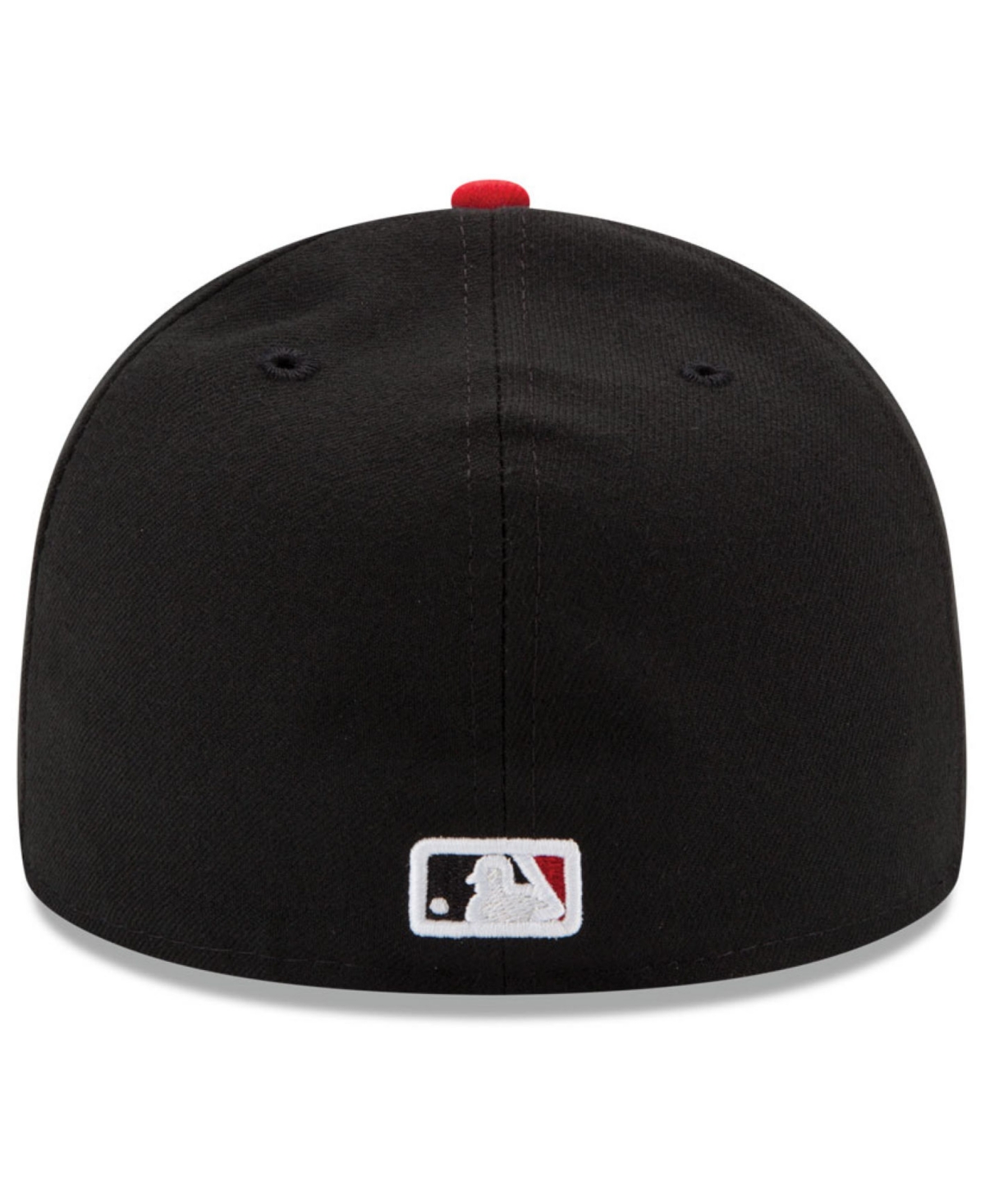 Shop New Era Cincinnati Reds Authentic Collection 59fifty Fitted Cap In Black,red