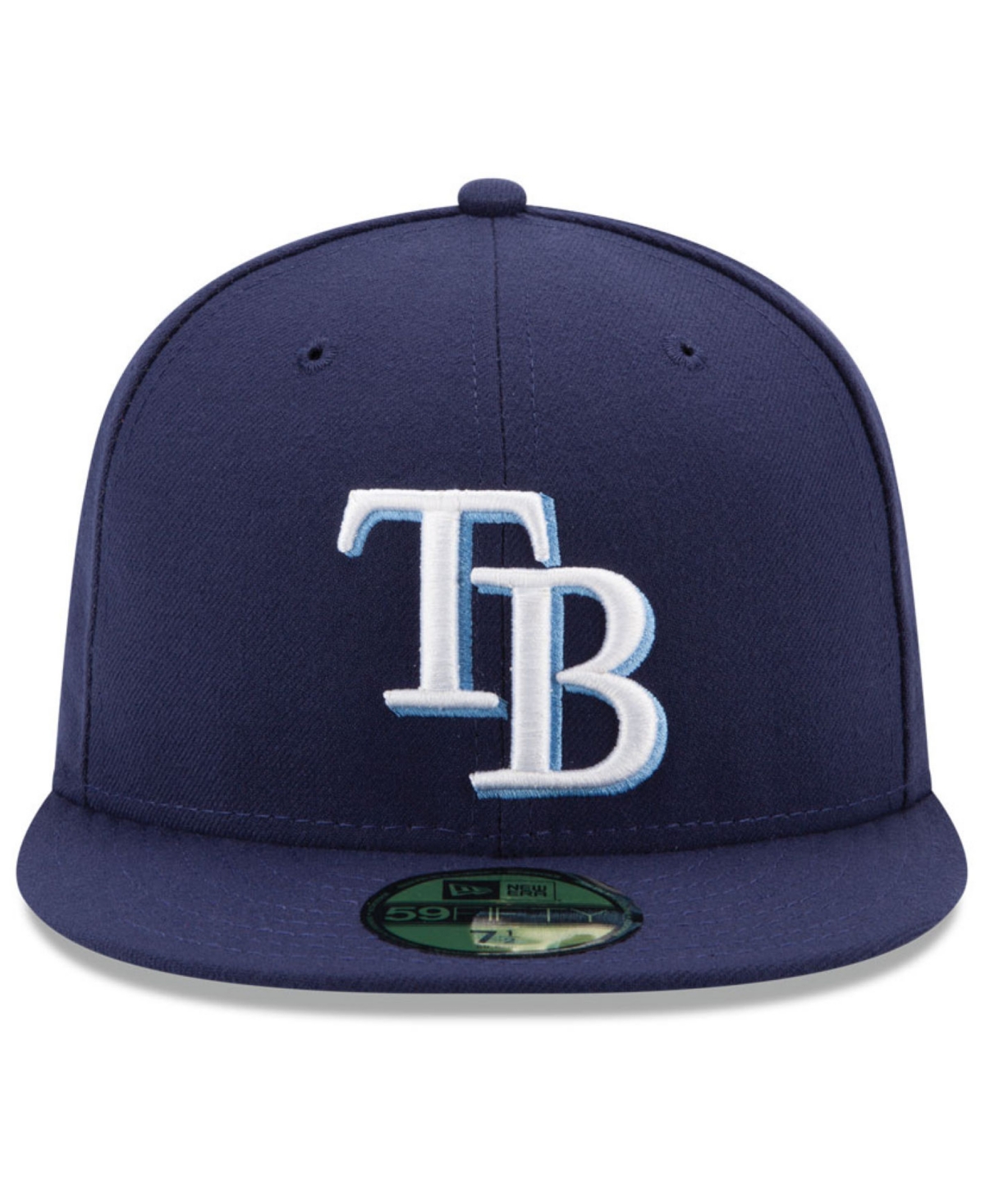 Shop New Era Tampa Bay Rays Authentic Collection 59fifty Cap In Navy