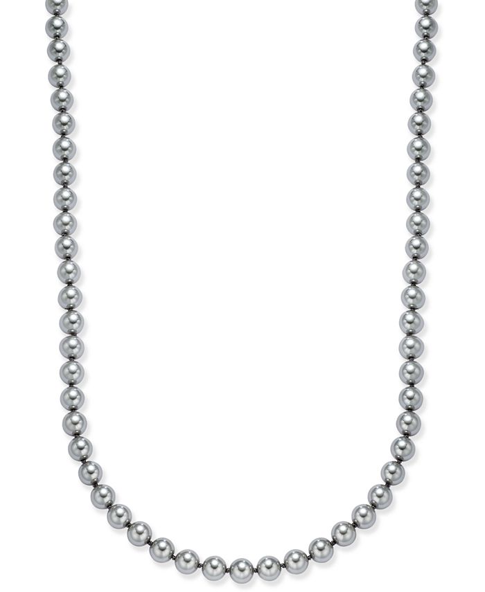 Charter Club Imitation Pearl (8mm) Strand Necklace, 24