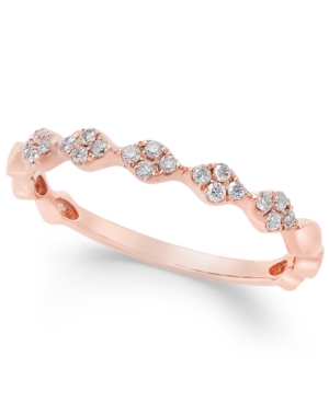 image of Diamond Stackable Band (1/8 ct. t.w.) in 14k Gold, White Gold or Rose Gold