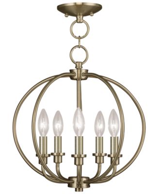 Livex - Milania 5- Light Metal Pendant