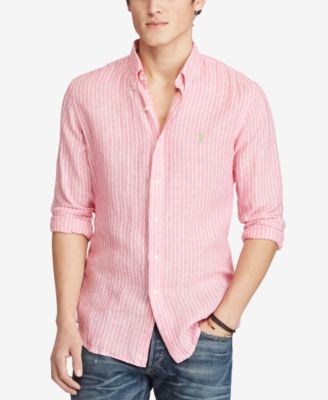 Polo Ralph Lauren - Men's Linen Striped Shirt