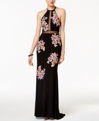 xscape halter gown