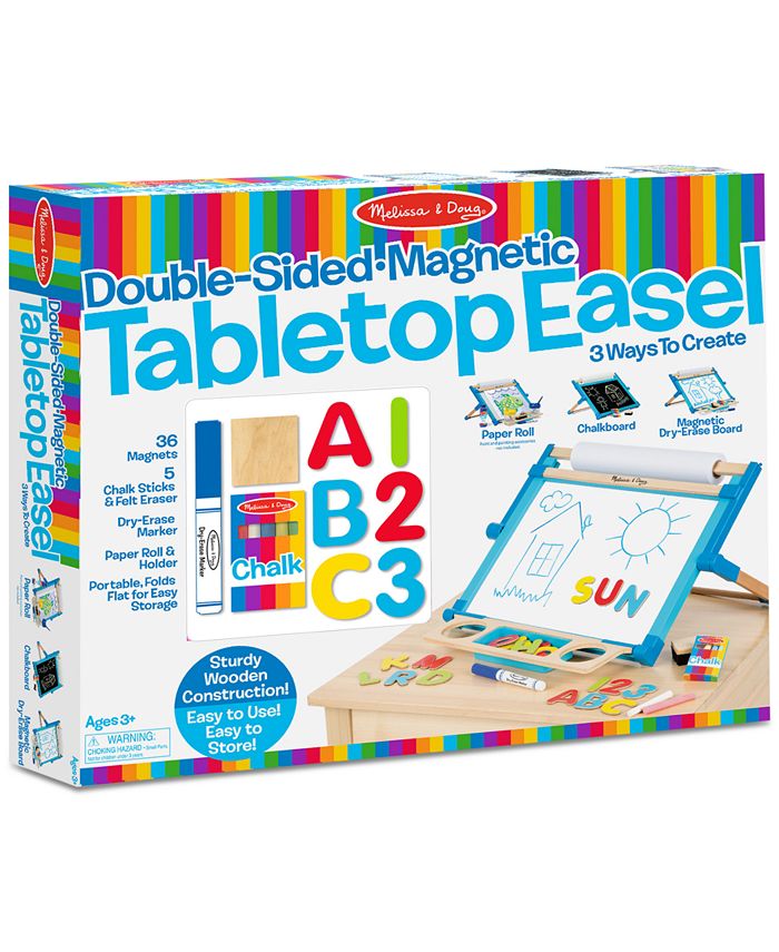Melissa and Doug - Double-Sided Magnetic Tabletop Easel