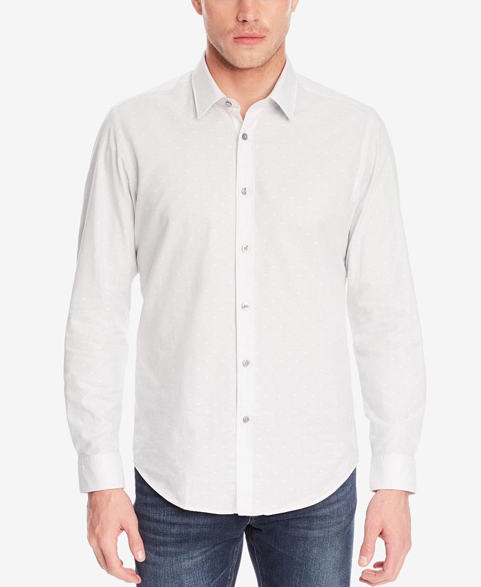 Hugo Boss BOSS Men's Regular/Classic-Fit Cotton Button-Down Shirt - Macy's