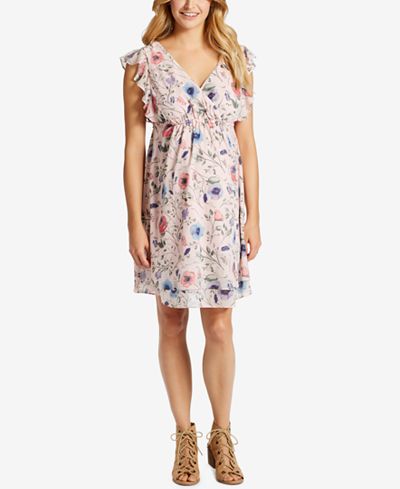 Motherhood Maternity Floral-Print Dress