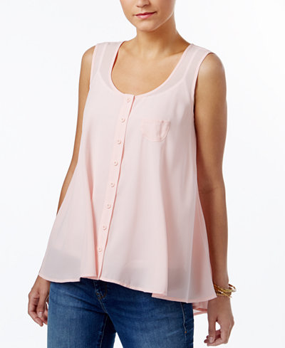 Style & Co Swing Sleeveless Blouse, Only at Macy's