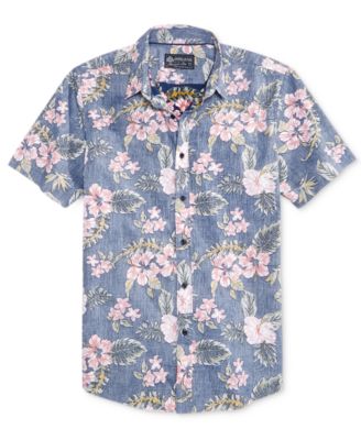 American Rag - Men's Tossed Tropics Cotton Shirt