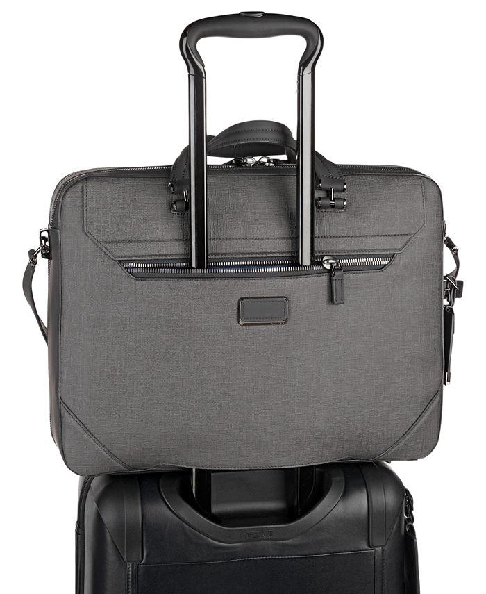 Tumi Men's Collins Coated Canvas Briefcase Macy's