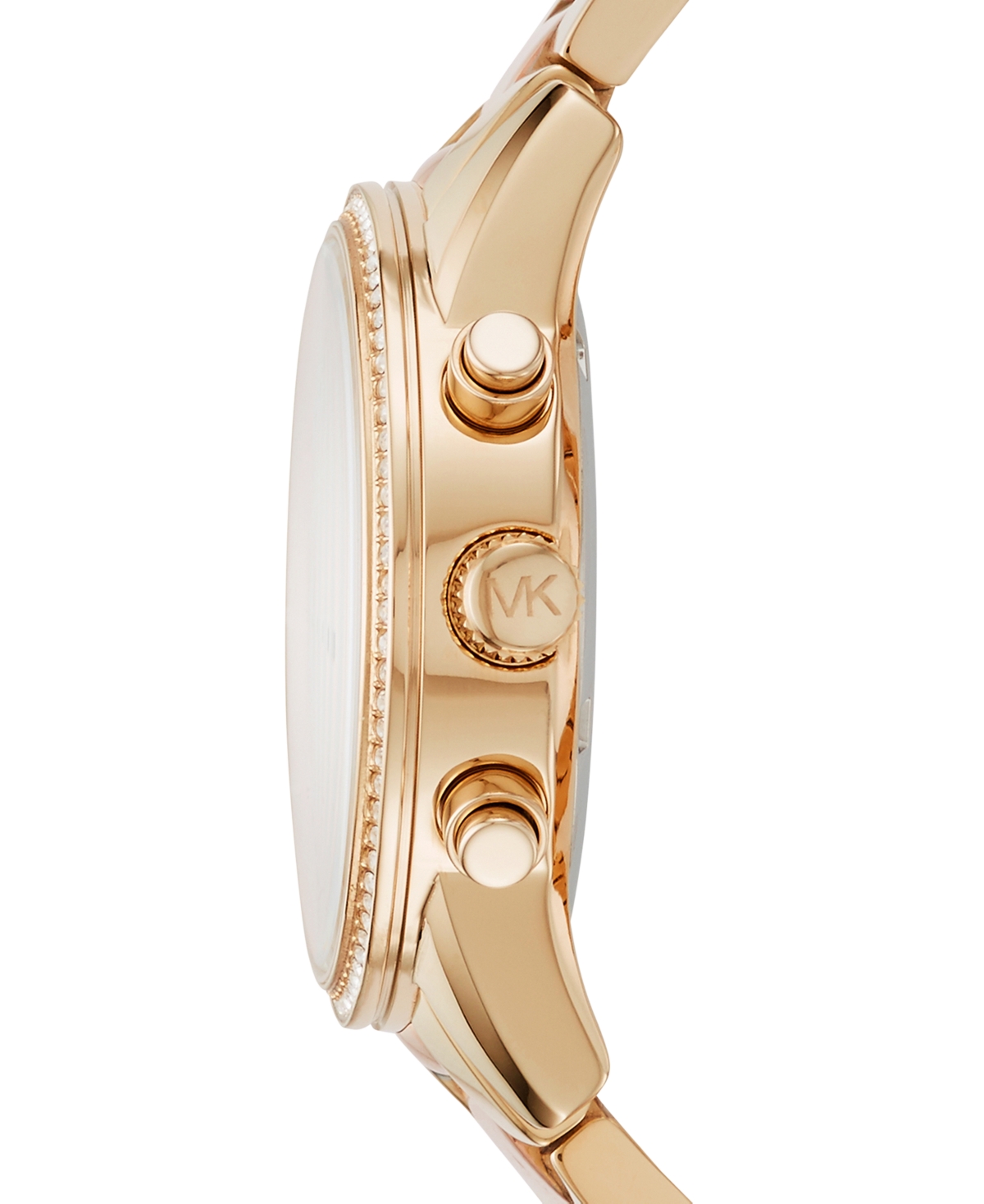 Shop Michael Kors Women's Chronograph Ritz Two-tone Stainless Steel Bracelet Watch 37mm Mk6475