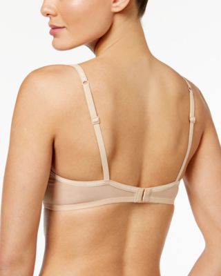 sheer marquisette underwire unlined demi bra qf1680