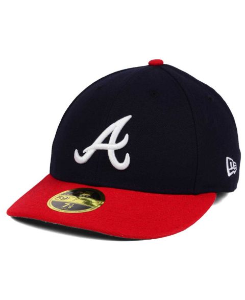 Мужская кепка New Era Atlanta Braves Low Profile AC Performance 59FIFTY