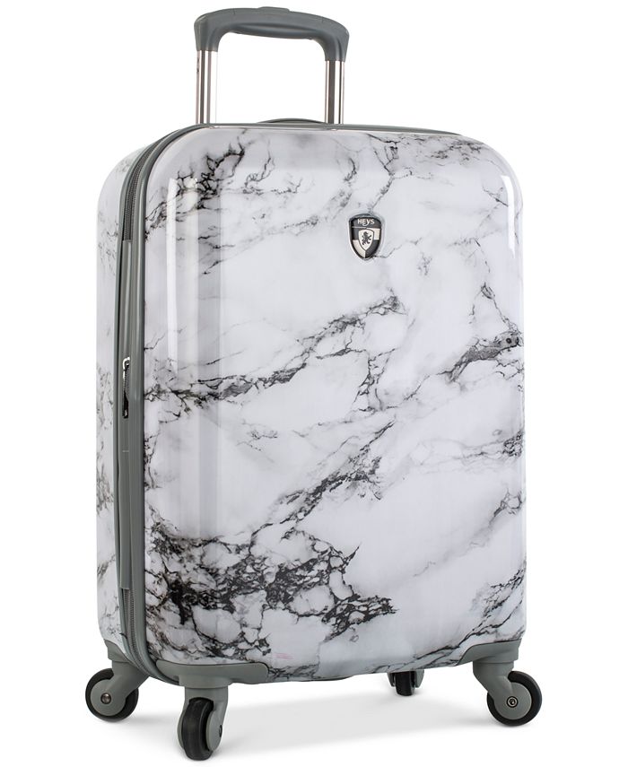 Heys Bianco StonePrint 21" Hardside Spinner Suitcase Macy's
