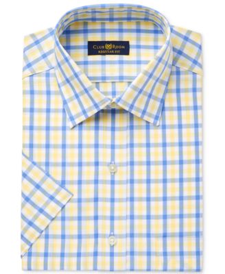 Club Room Men s Classic Fit Short Sleeve Dress Shirt Created for Macy s Macy s