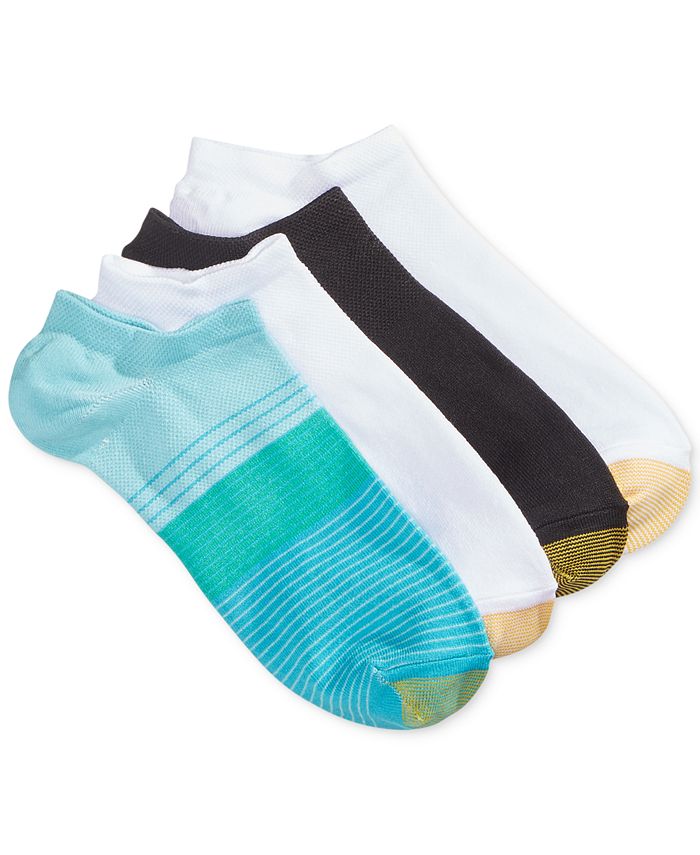 Gold Toe Women's 4Pk. Micro Stripe NoShow Socks Macy's