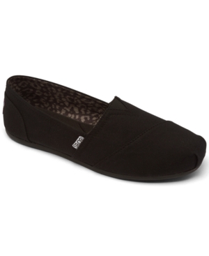 image of Skechers Women-s Bobs Plush - Peace and Love Casual Slip-On Flats from Finish Line