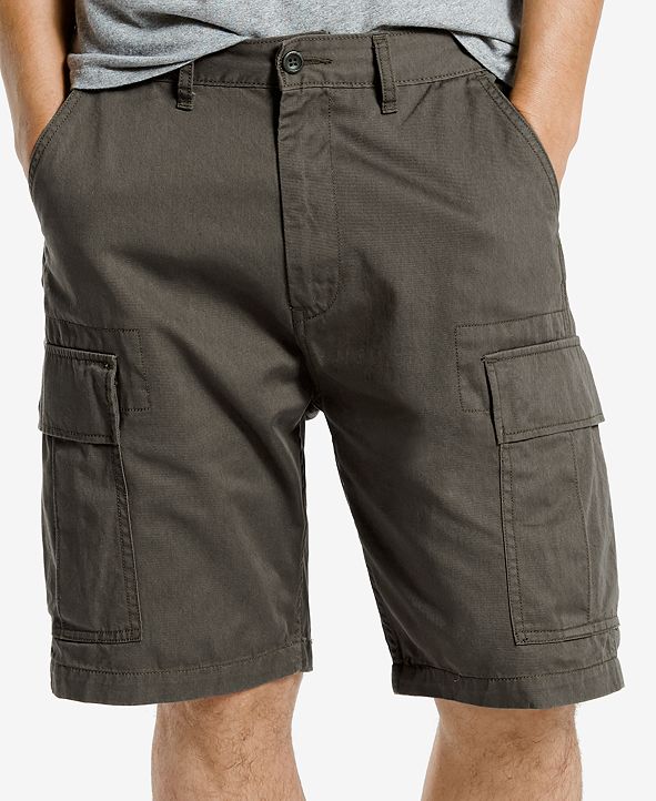 levi's navy blue cargo shorts
