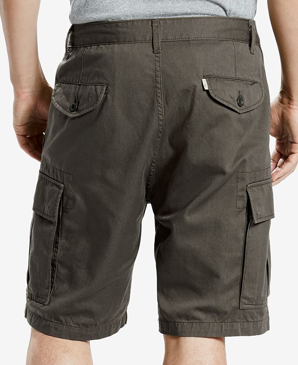 levi's navy blue cargo shorts