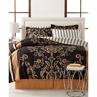 Sabrina Reversible 6-Pc Bedding Ensemble + Tommy Hilfiger Pillow