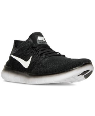 nike free flyknit kids black