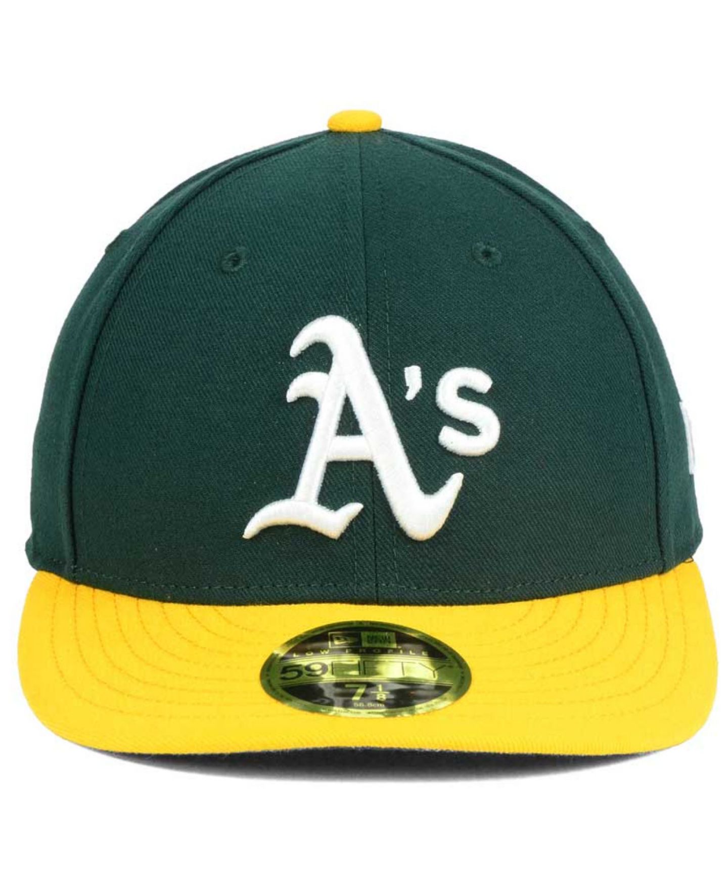 Мужская кепка New Era Oakland Athletics Low Profile AC Performance 59FIFTY — фото 2