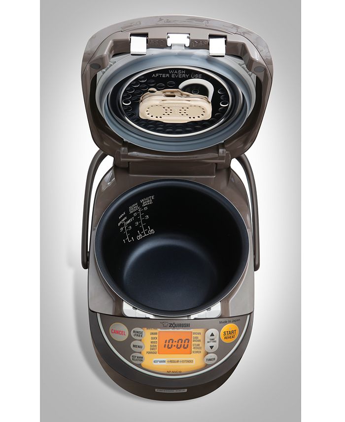 Zojirushi NPNVC18XJ Induction Heating 10Cup Rice Cooker & Warmer Macy's