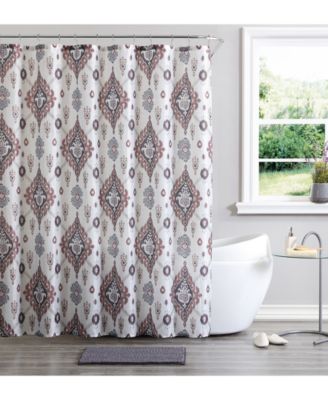 Victoria Classics - Arizona Bath Rug, Shower Curtain and Shower Hooks Set