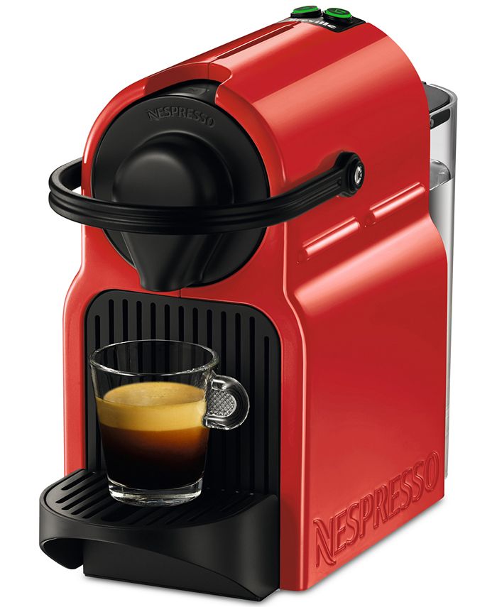 Nespresso Breville Inissia Red SingleServing Espresso Maker Macy's