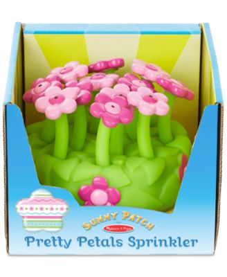 Melissa & Doug Sunny Patch Pretty Petals Flower Sprinkler Toy With Hose Attachment