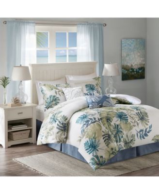Lorelai Palm 6-Pc. Comforter Set, Queen