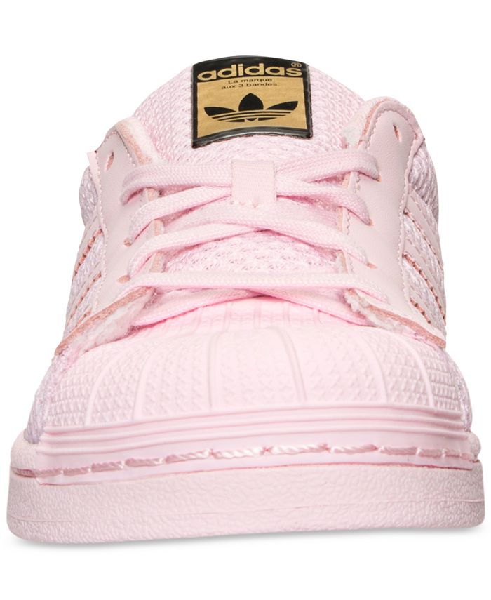 adidas Little Girls' Superstar Sneakers from Finish Line Macy's